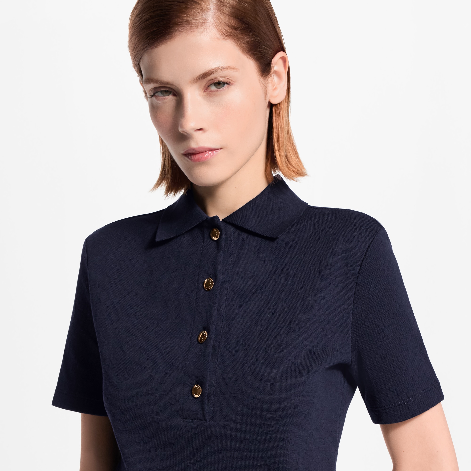 Monogram Piqué Polo Top - Ready-to-Wear | LOUIS VUITTON